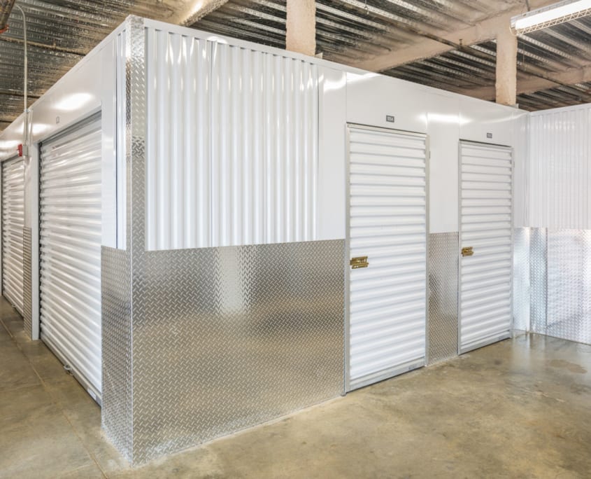 industrial storage facility construction interior