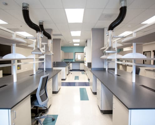 Interior Lab Construction Science Technology