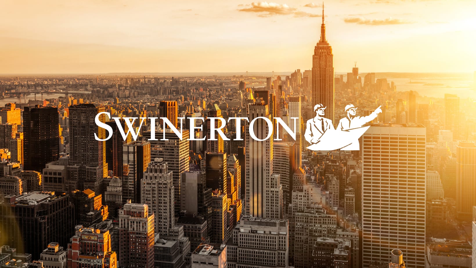 Golden Light New York Skyline