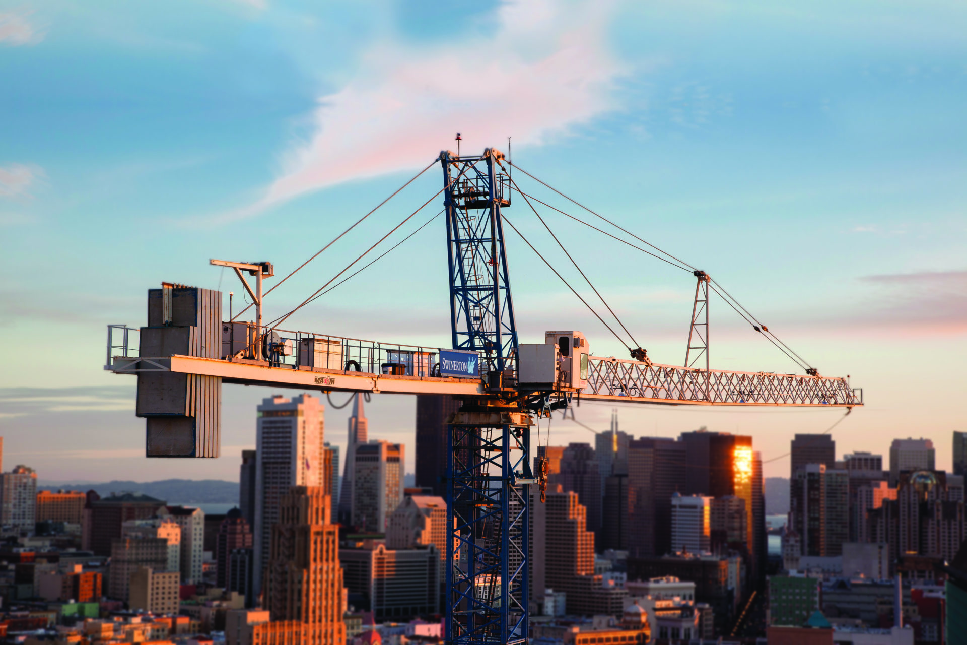 Swinerton National General Contractor Tower Crane Swinerton National Construction company Tower Crane