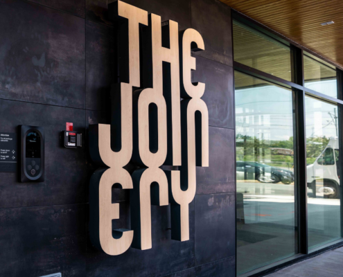 The Joinery Phase I and II Sign