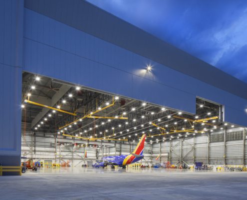 Award of Merit for Southwest Airlines Technical Operations Center at Denver International Airport, Denver, CO, in ENR Mountain States region Airport/Transit Category