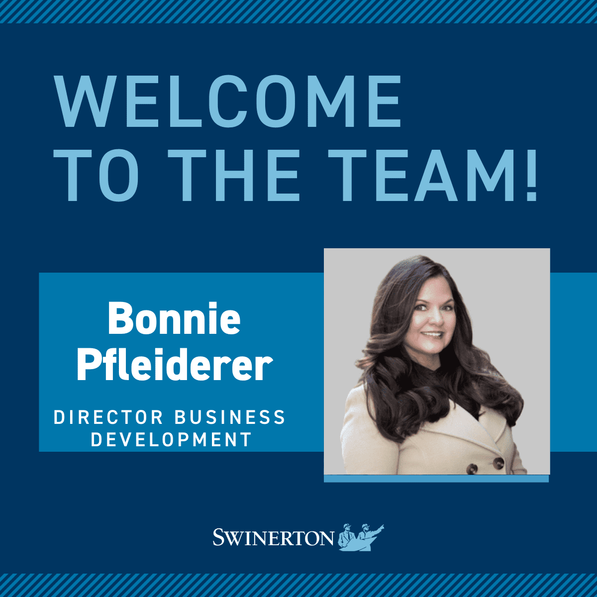 Welcome Bonnie Pfleiderer Bonnie Pfleiderer