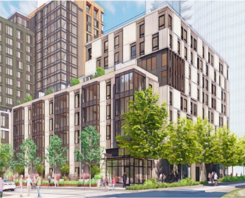 Senior Building: Rendering by Mithun Senior Building: Rendering by Mithun