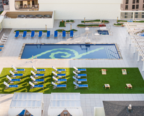 Hilton Waikiki Beach Pool Deck Renovation