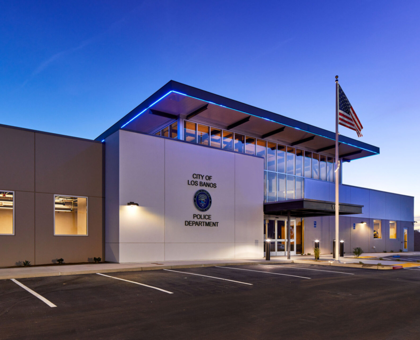 civic architecture, police dept., public building