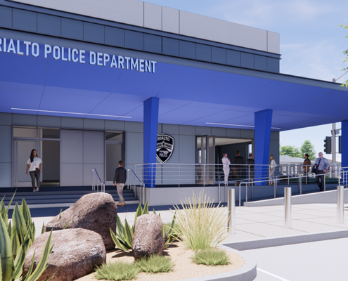Rialto Police Department P3 Rendering 1