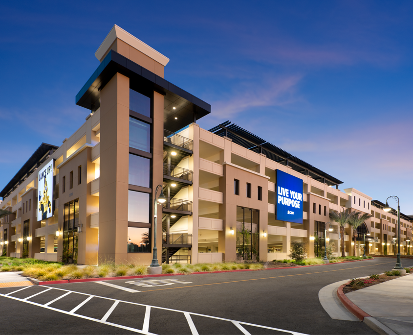 california baptist university parking structure