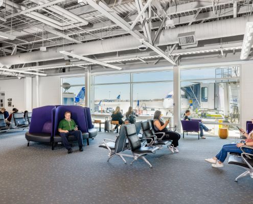 DEN United Airlines Concourse B Gates of the Future_Complete_Chairs 2